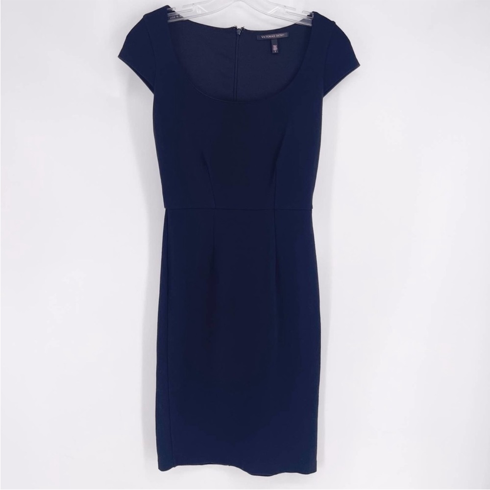 Victoria’s Secret Bodycon Short Sleeve Black Dress